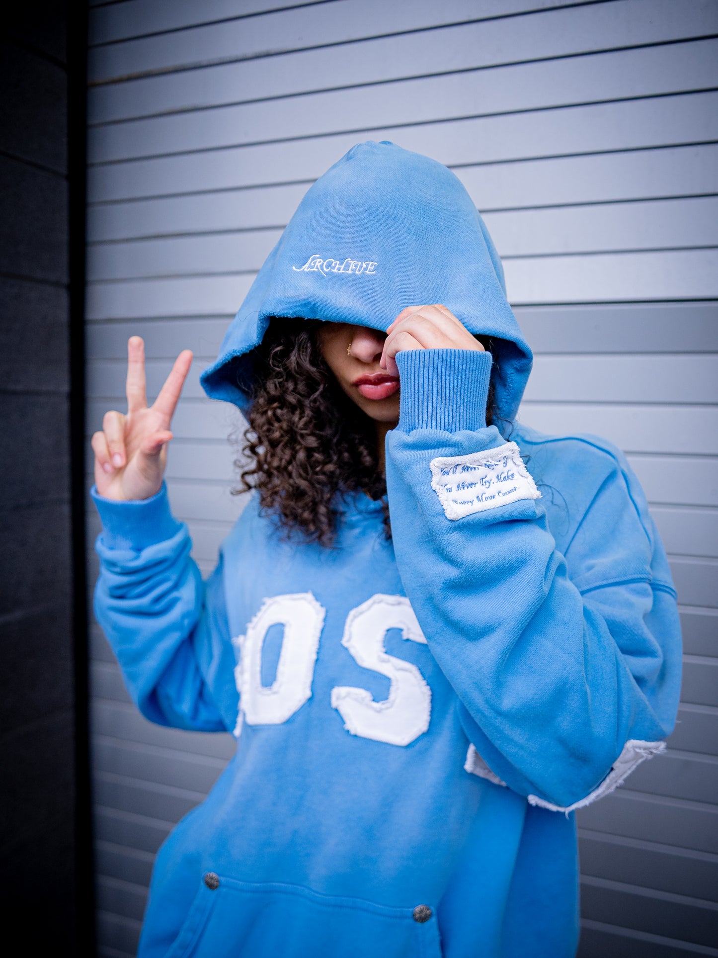 Blue 'Lost Archive' Hoodie